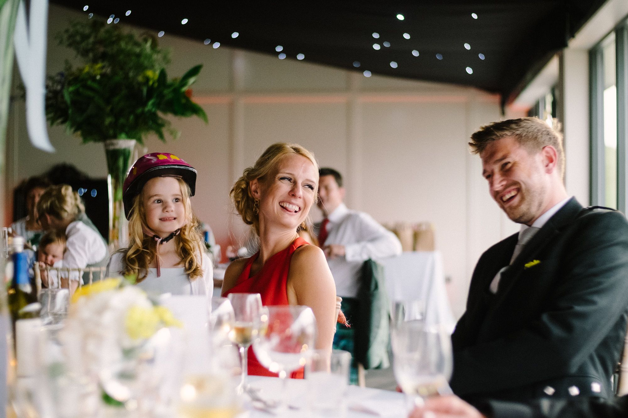 Wedding dinner at Archerfield House in East Lothian