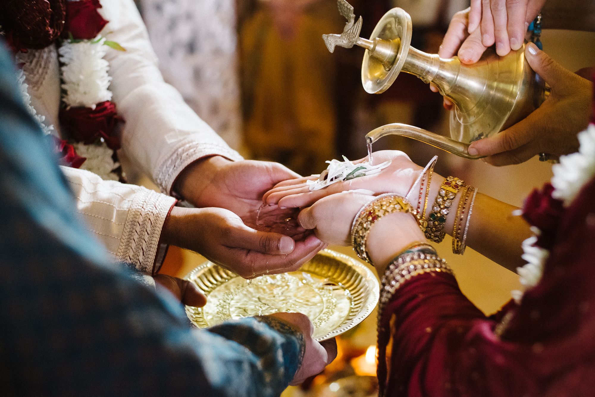 Hindu ceremony at Indian wedding 