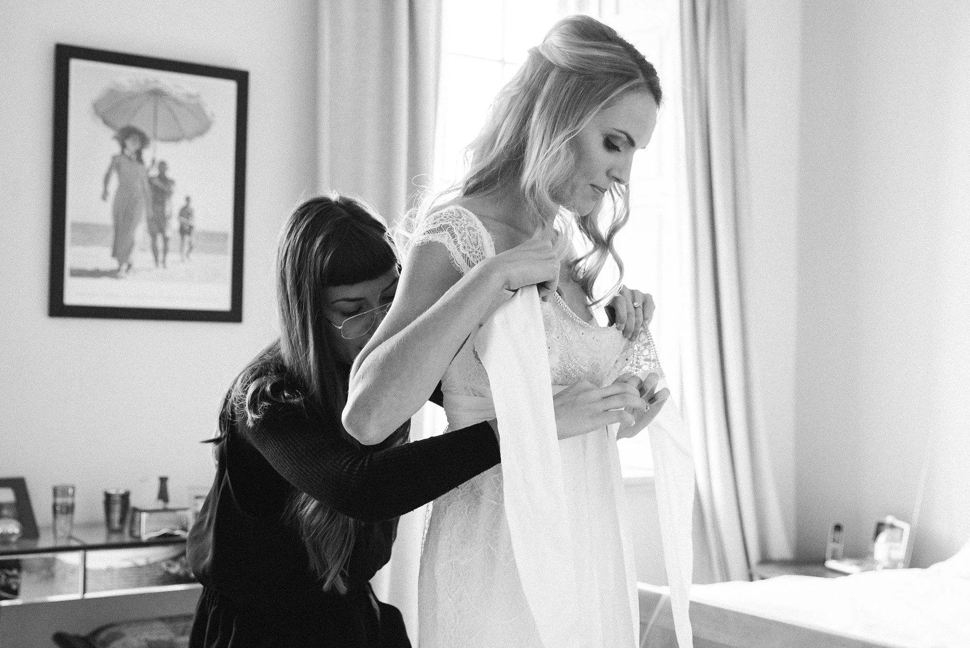 bridal preparations bride getting ready