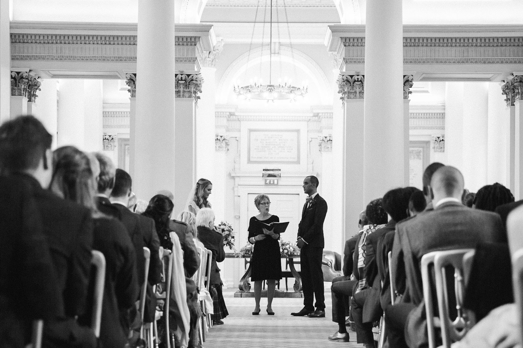 Signet Library wedding humanist ceremony