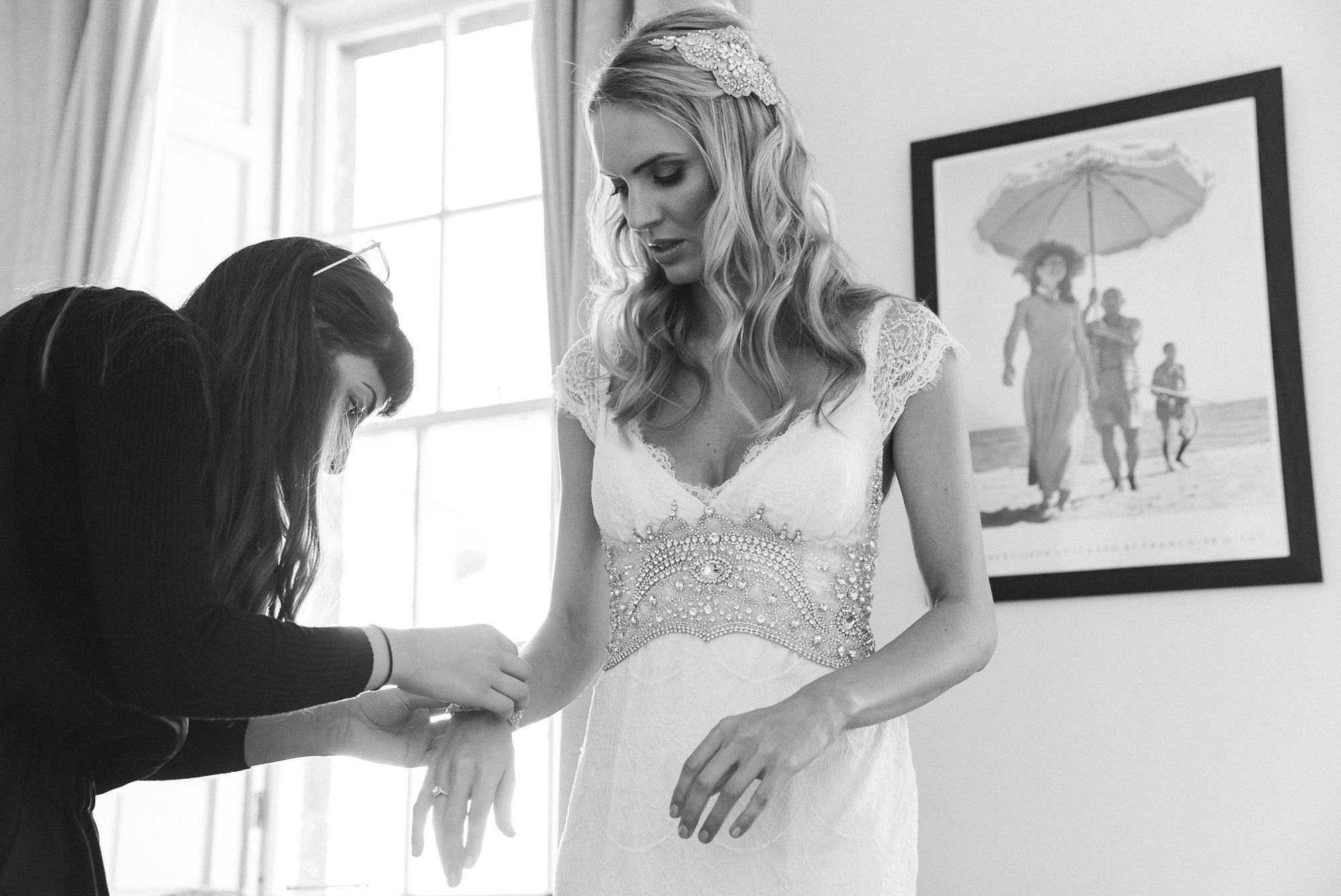 bridal preparations bride getting ready