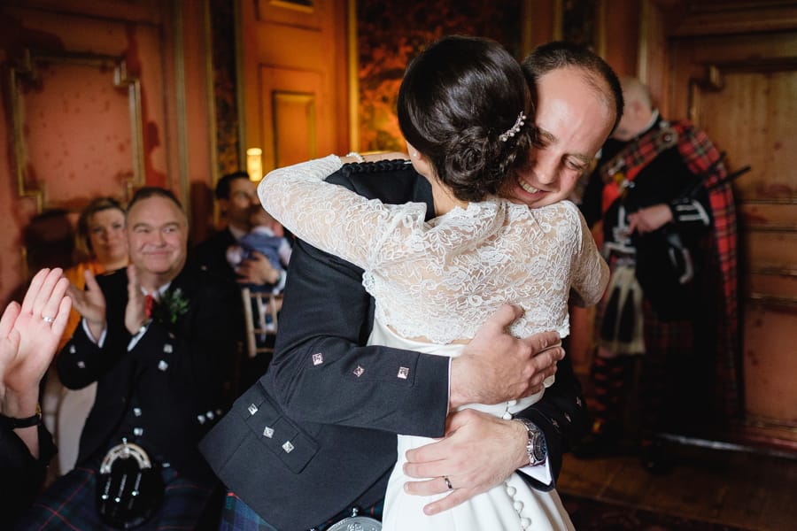 Romantic wedding at Prestonfield House